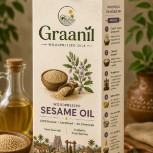 Graanil Woodpressed Sesame Oil - 1L