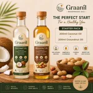 Starter Pack (200ml Coconut Oil + 200ml Groundnut Oil)