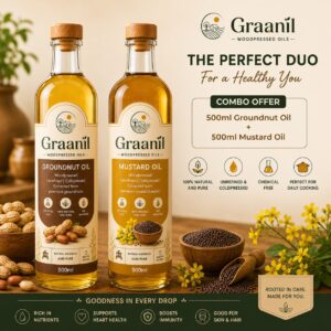 Perfect Duo (500ml Mustard Oil + 500ml Groundnut Oil)